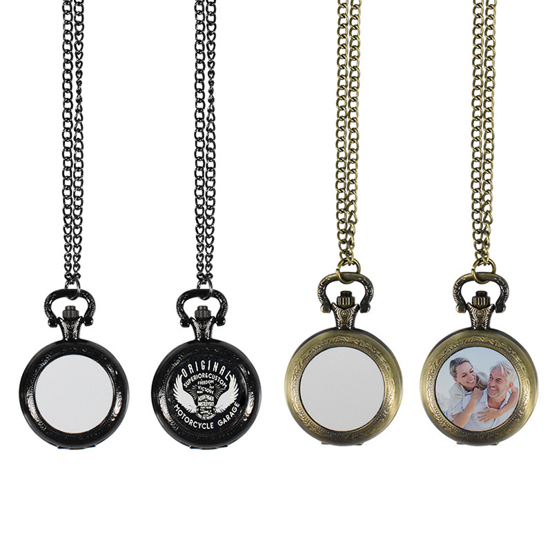 Vintage Fashion Tumblr - Custom Vintage Metal Pocket Watch Pendant