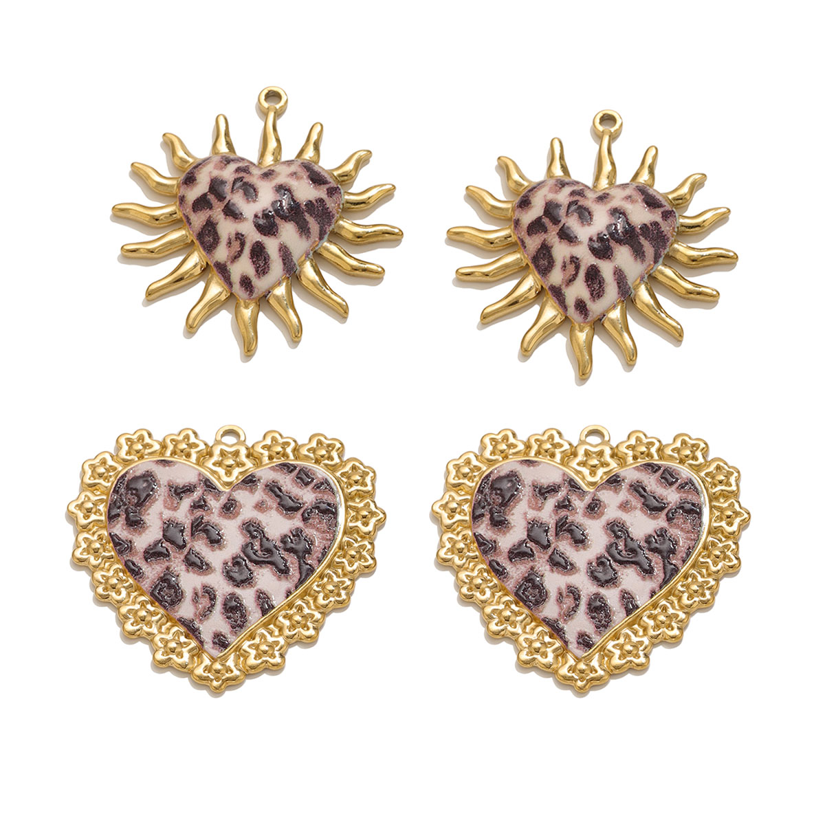 Vintage Fashion Tumblr - 1-2PCS Vintage Stainless Steel Charms Heart