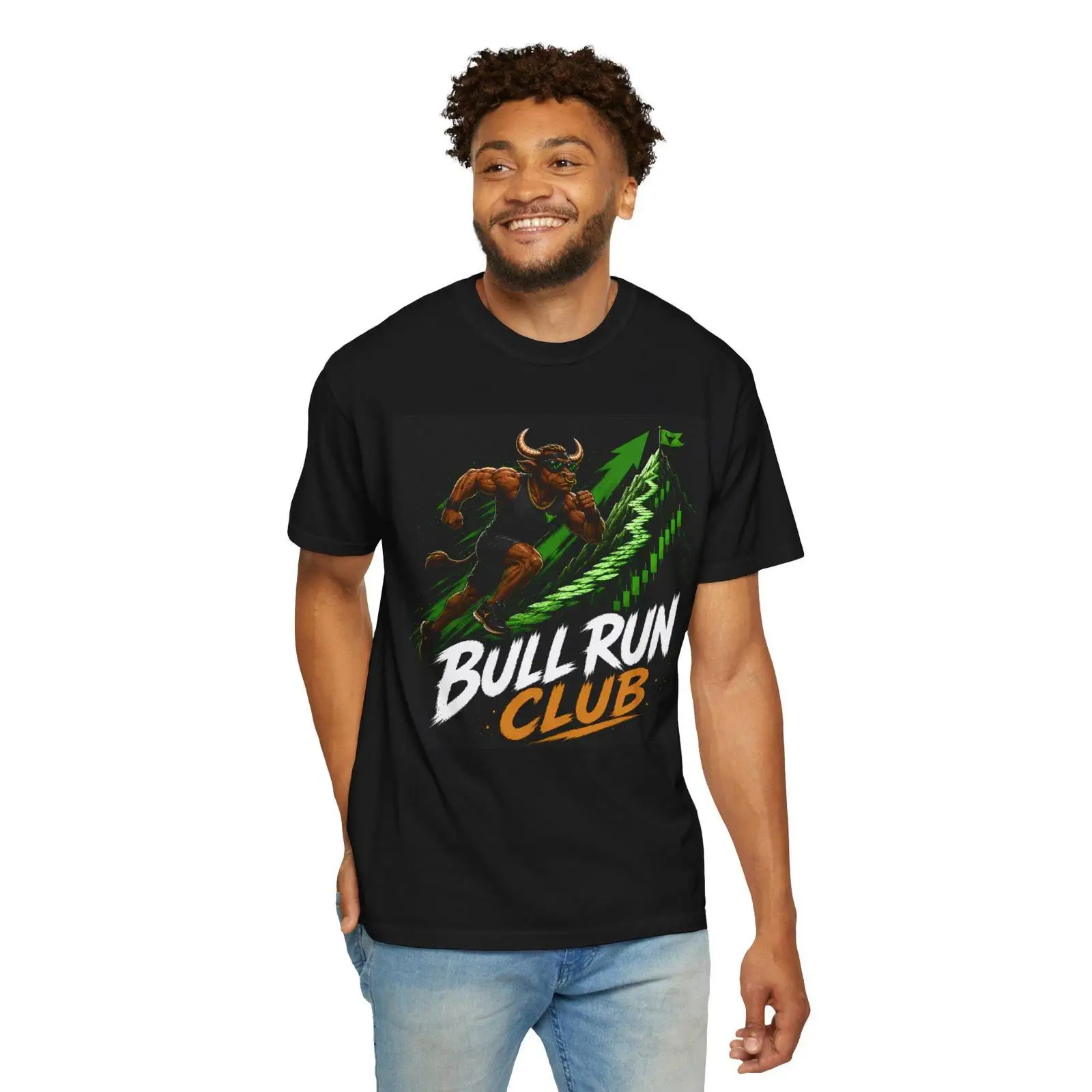 Vintage Fashion Market - Bull Run Club T shirt Charging