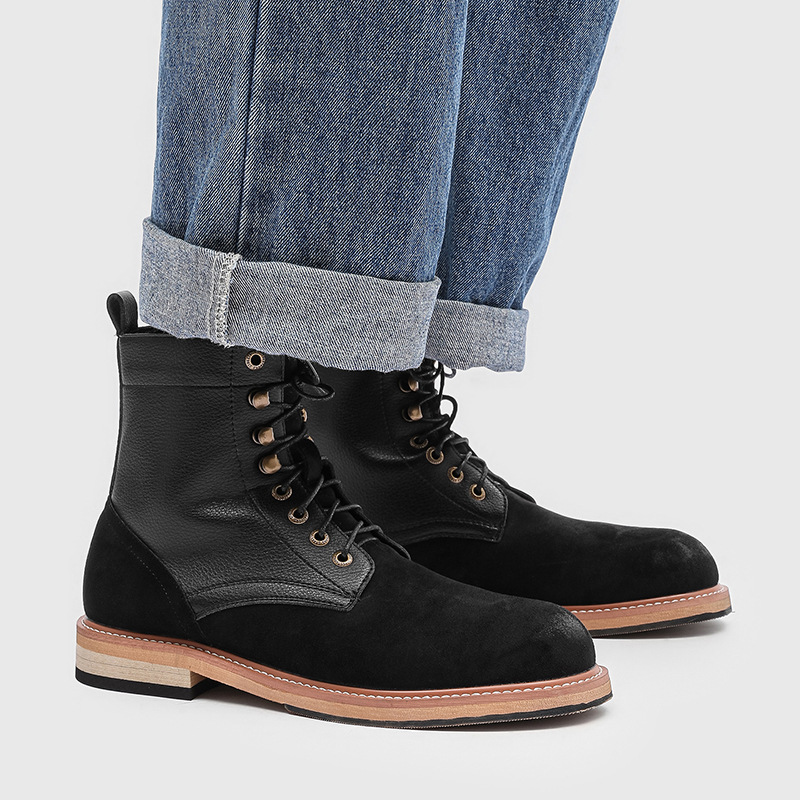 Vintage Fashion Boots - British style men fashion original leather