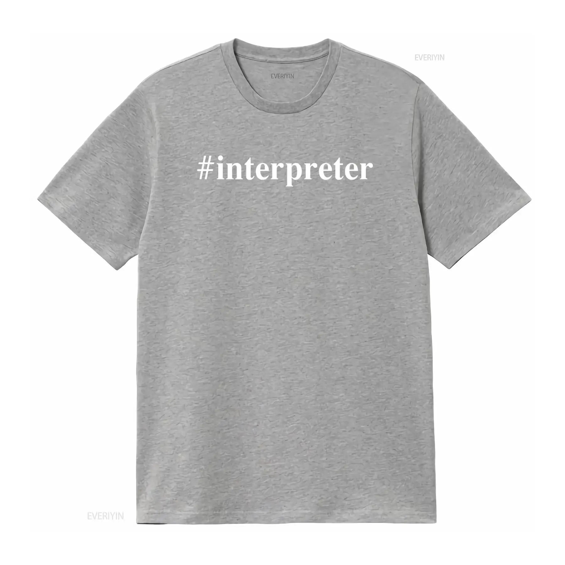 Interpreter T Shirt for Lingui - Vintage Fashion Hashtags 评论和价格