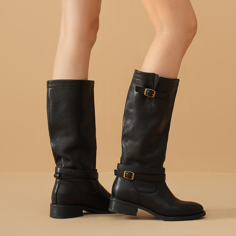 BEAUTODAY Long Boots Women She - Vintage Fashion Boots 评论和价格