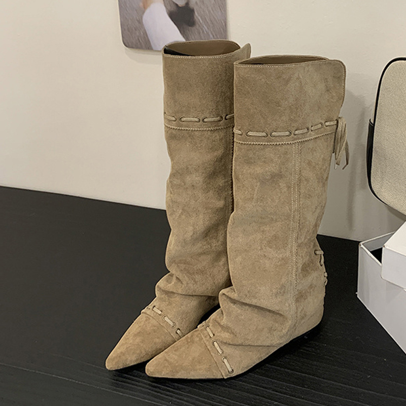 Liyke Fashion Design Drawstrin - Vintage Fashion Boots 评论和价格