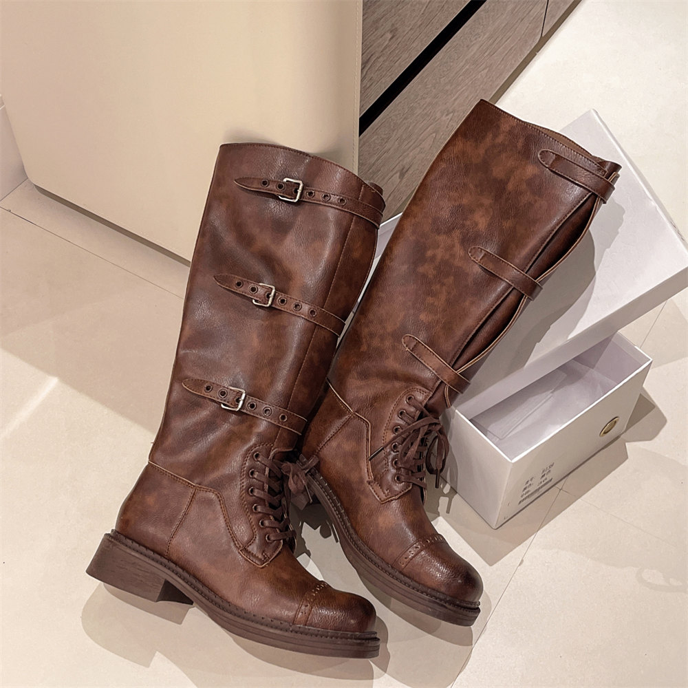 Women's Knee High Boots Vintag - Vintage Fashion Boots 评论和价格