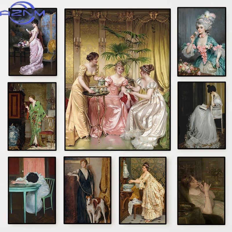 The Renaissance Women Portrait - Vintage Fashion Art 评论和价格