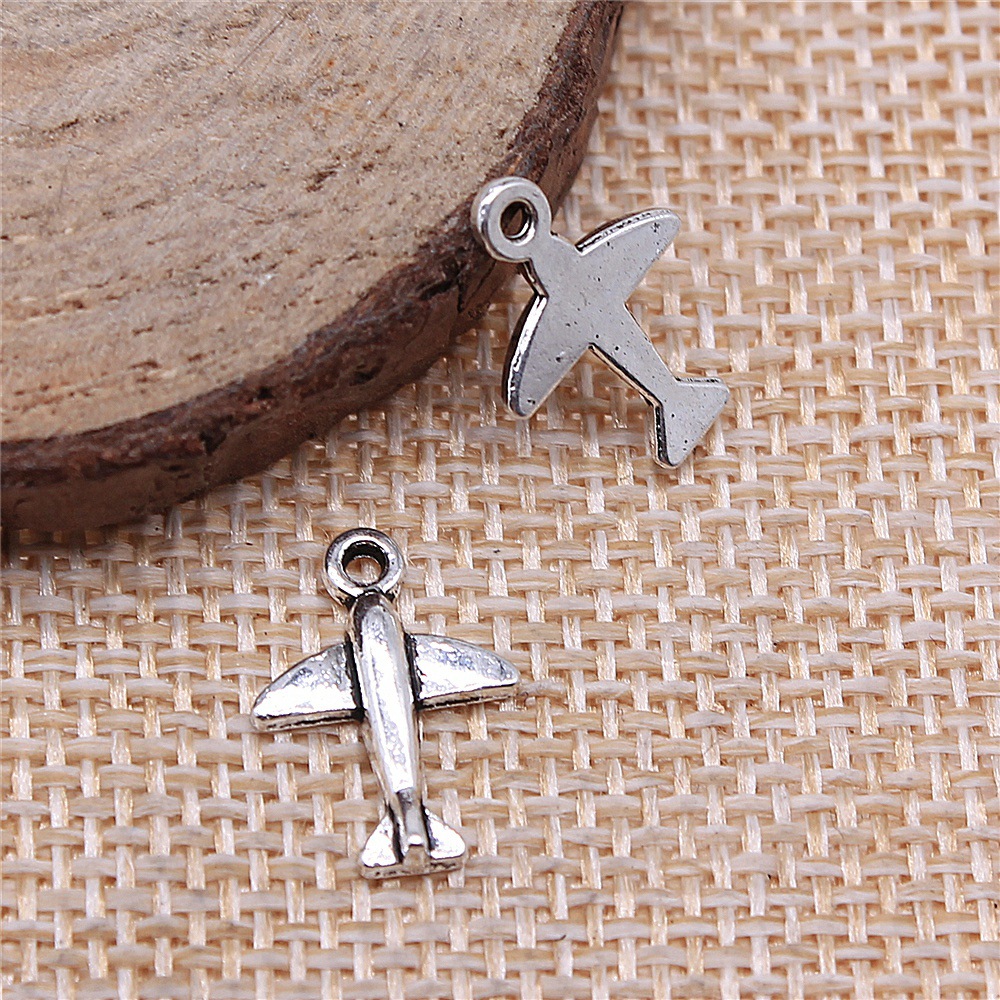 10pcs 11x15mm Antique Silver C - Vintage Fashion Tumblr 评论和价格