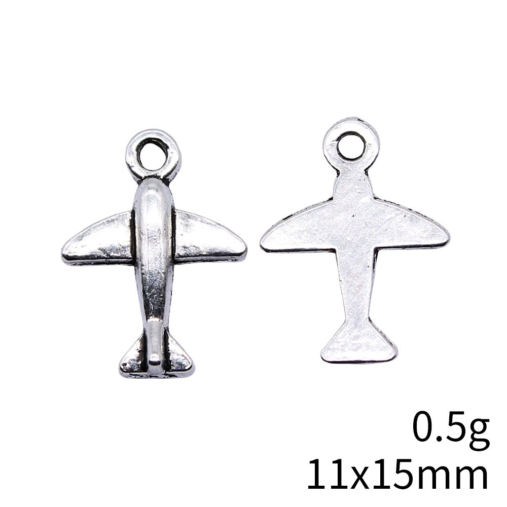 10pcs 11x15mm Antique Silver C - Vintage Fashion Tumblr 评论和价格