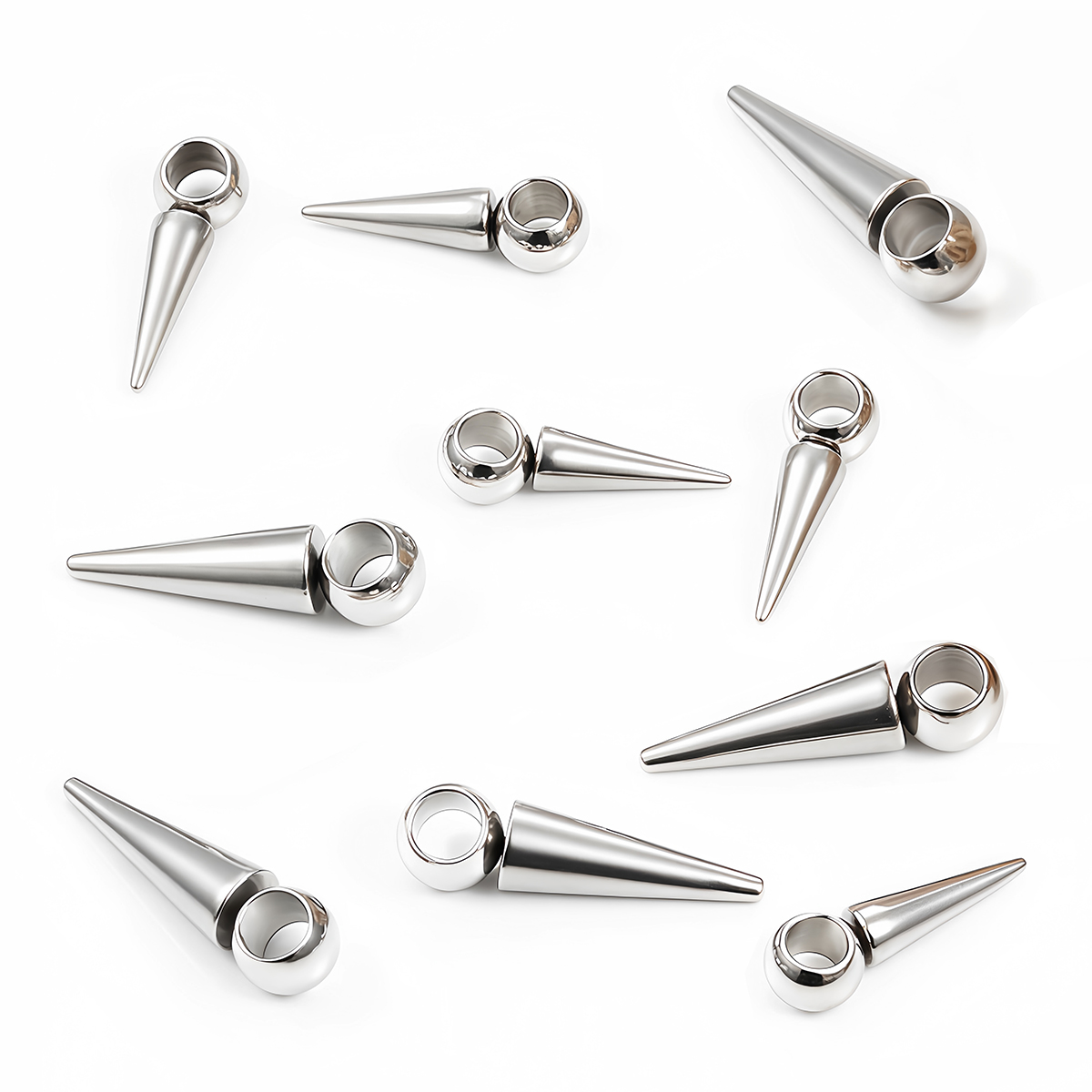 10pcs Retro Cone Charms Pendan - Vintage Fashion Tumblr 评论和价格