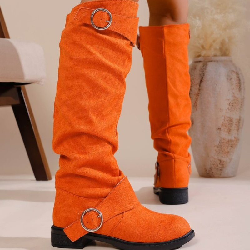 Vintage Western Style Knee Hig - Vintage Fashion Boots 评论和价格