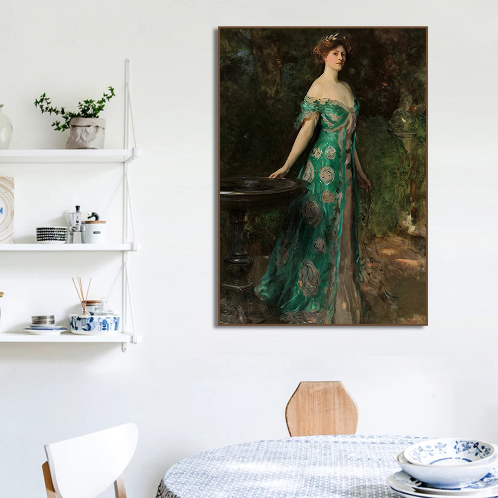 Renaissance Women Portrait Pos - Vintage Fashion Art 评论和价格