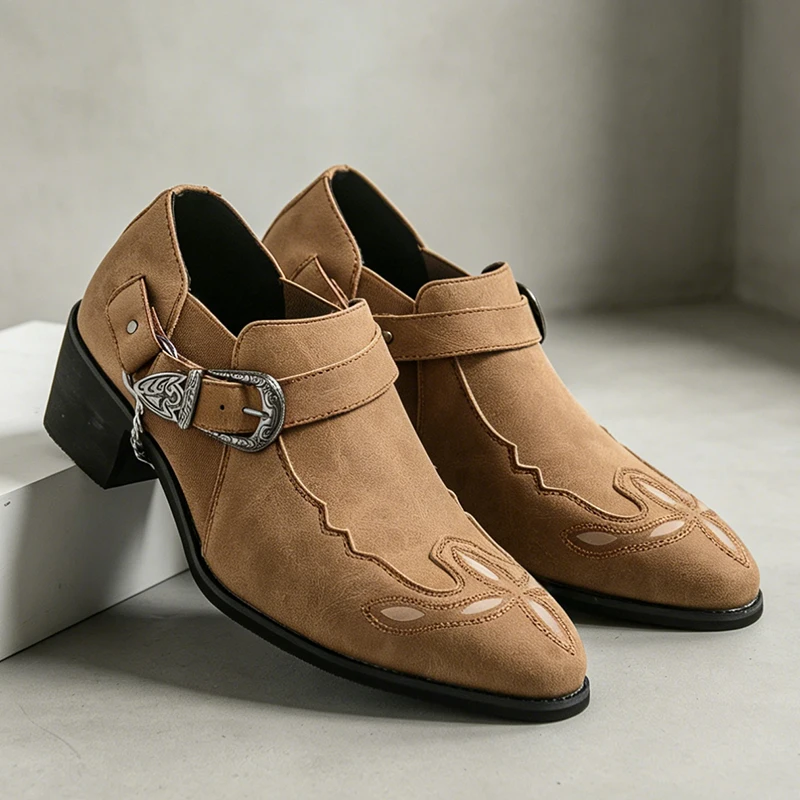 Men's Vintage Cowboy Boots Lea - Vintage Fashion Boots 评论和价格