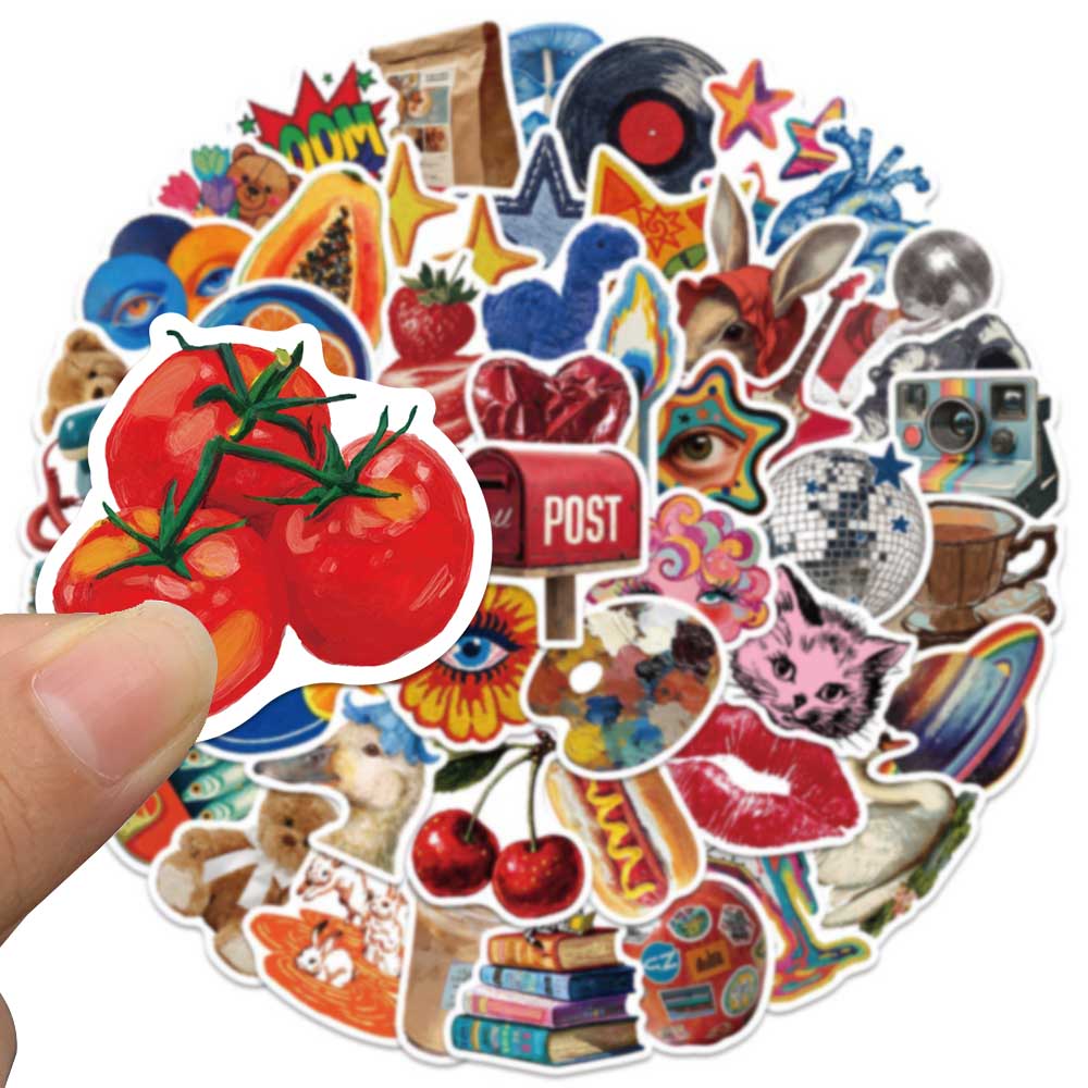 50pcs Vintage Y2K Sticker Fash - Vintage Fashion Magazine 评论和价格