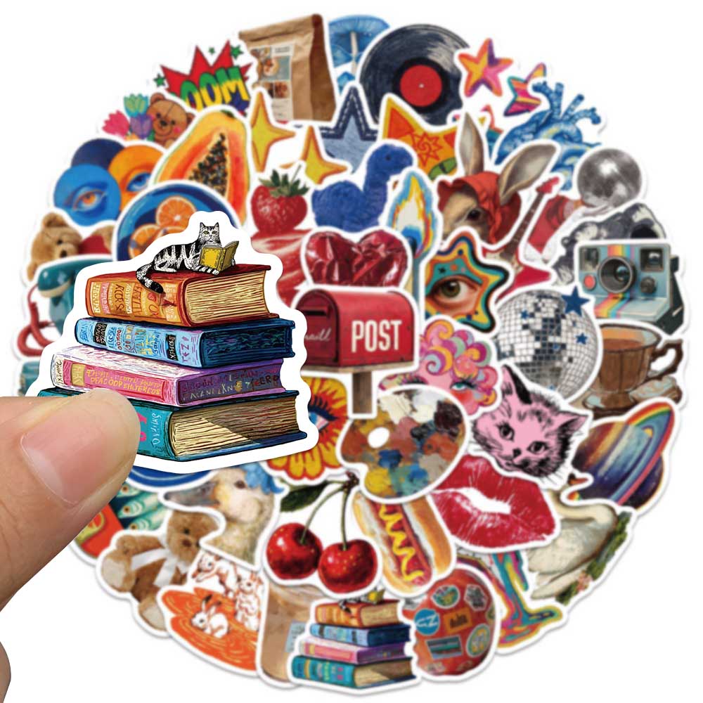 50pcs Vintage Y2K Sticker Fash - Vintage Fashion Magazine 评论和价格