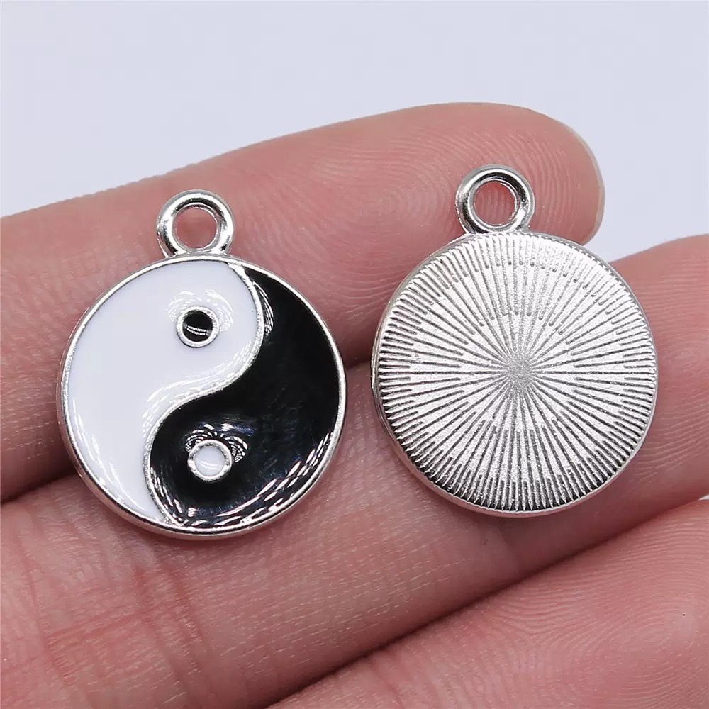 10/20pcs Alloy Tai Chi Charms  - Vintage Fashion Tumblr 评论和价格