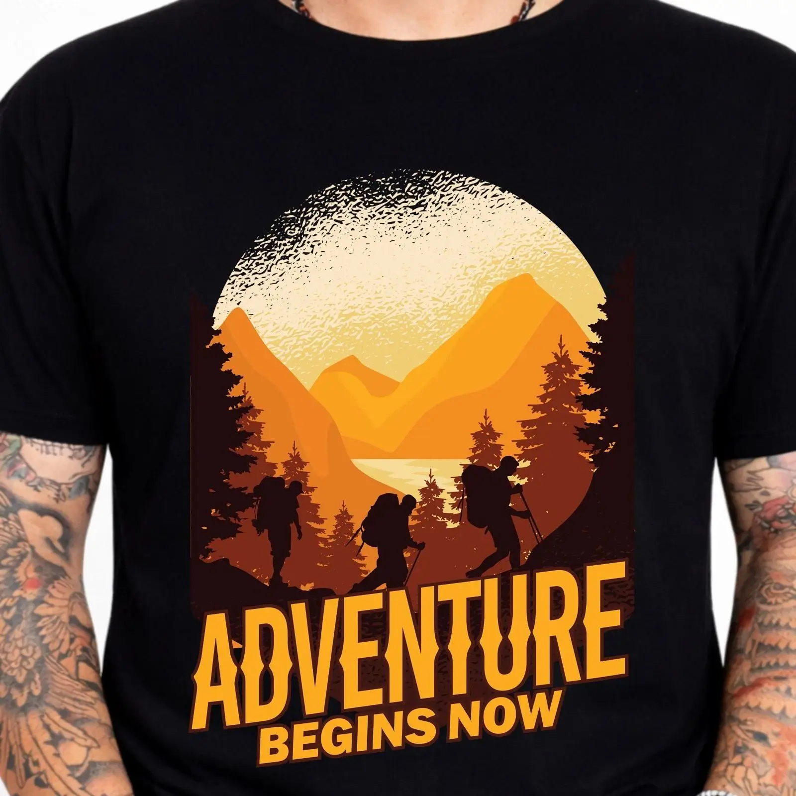 Adventure Begins Now T Shirt H - Vintage Fashion Now 评论和价格