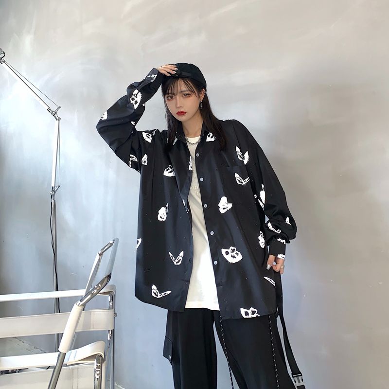 Reflective  Design Loose Long  - Vintage Fashion Hong Kong 评论和价格