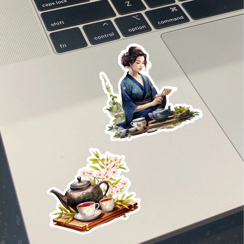 Cute Watercolor Tea Ceremony,  - Vintage Fashion Magazine 评论和价格