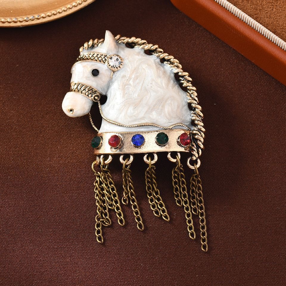 1pc Fashion Vintage Enamel Hor - Vintage Fashion Ads 评论和价格