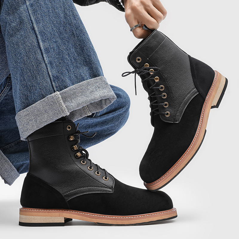 British style men fashion orig - Vintage Fashion Boots 评论和价格